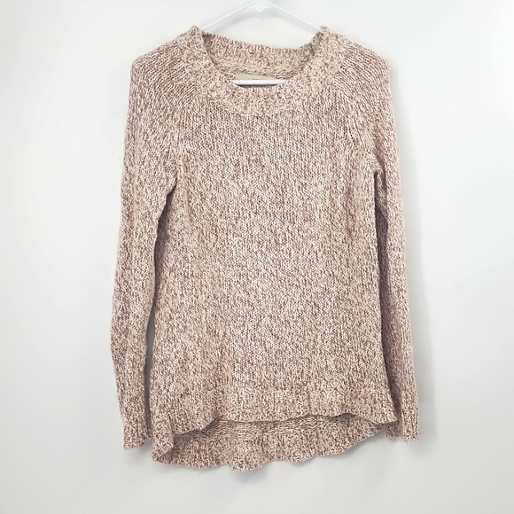 LOFT Sweaters - Loft brown and white space dye sweater